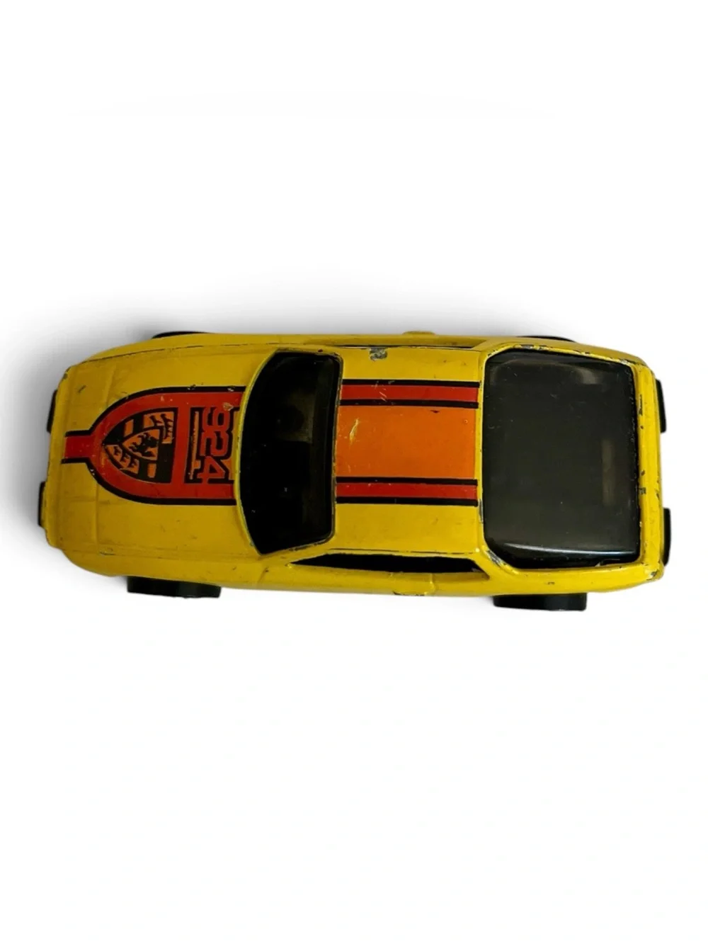 Hot Wheels Upfront 924 Porsche Yellow 1978 Hong Kong Blackwall